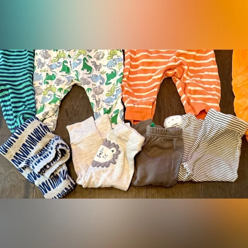 Baby Boy 3-6M Clothing Lot & Halloween Pumpkin Costume - Picture 3 of 10